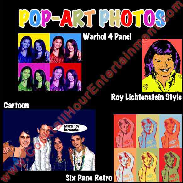 pop art photo packages